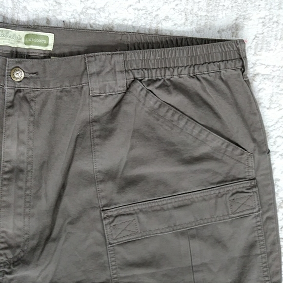 Cabela's Trail Canvas Cotton Shorts 50 Brown - Picture 5 of 15